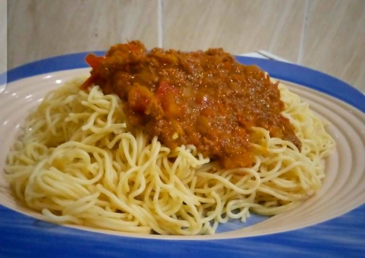 Easy Cheap Dinner Bolognese sauce
