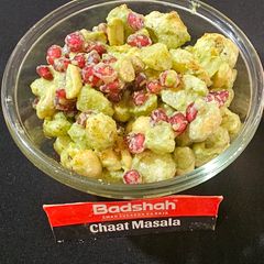 A picture of Makhana aloo chaat.
