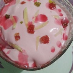 A picture of Rooh Afza ice cream.