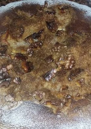 Una foto de Torta de membrillo con crumble
