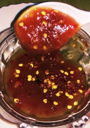 সুইট চিলি সস (sweet chilli sauce recipe in bengali) রেসিপির প্রধান ছবি