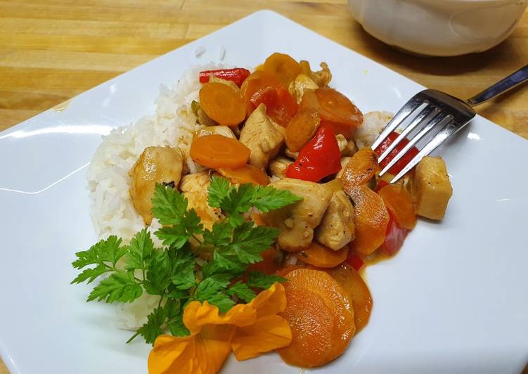 Thai Curry mit Hähnchen