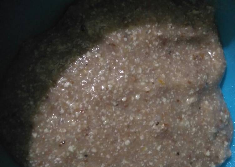9 Resep: Bubur saring beras merah MPASI 7m+ Untuk Pemula!