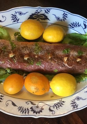 A picture of California Farm Lemon Pork Tenderloin.