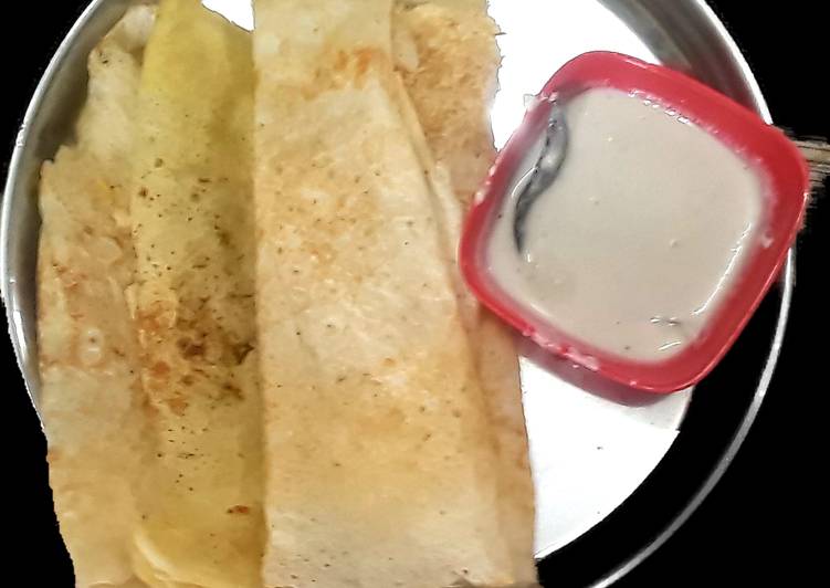 Steps to Prepare Award-winning Dosa with chutney