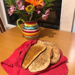 A picture of Air Fryer Naan / Flat Bread.