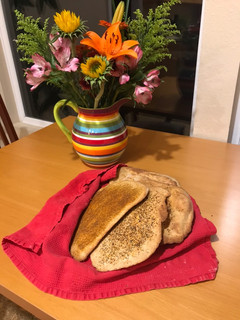 A picture of Air Fryer Naan / Flat Bread.