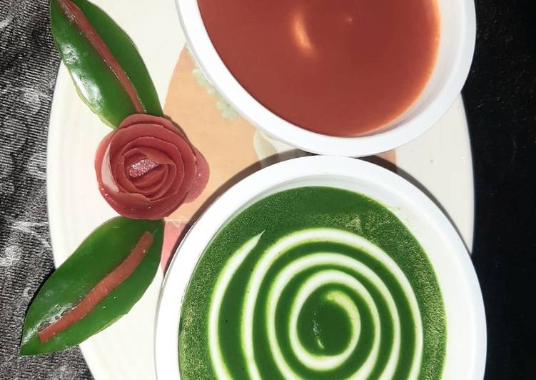 Recipe of Award-winning Tomato and Spinach soup