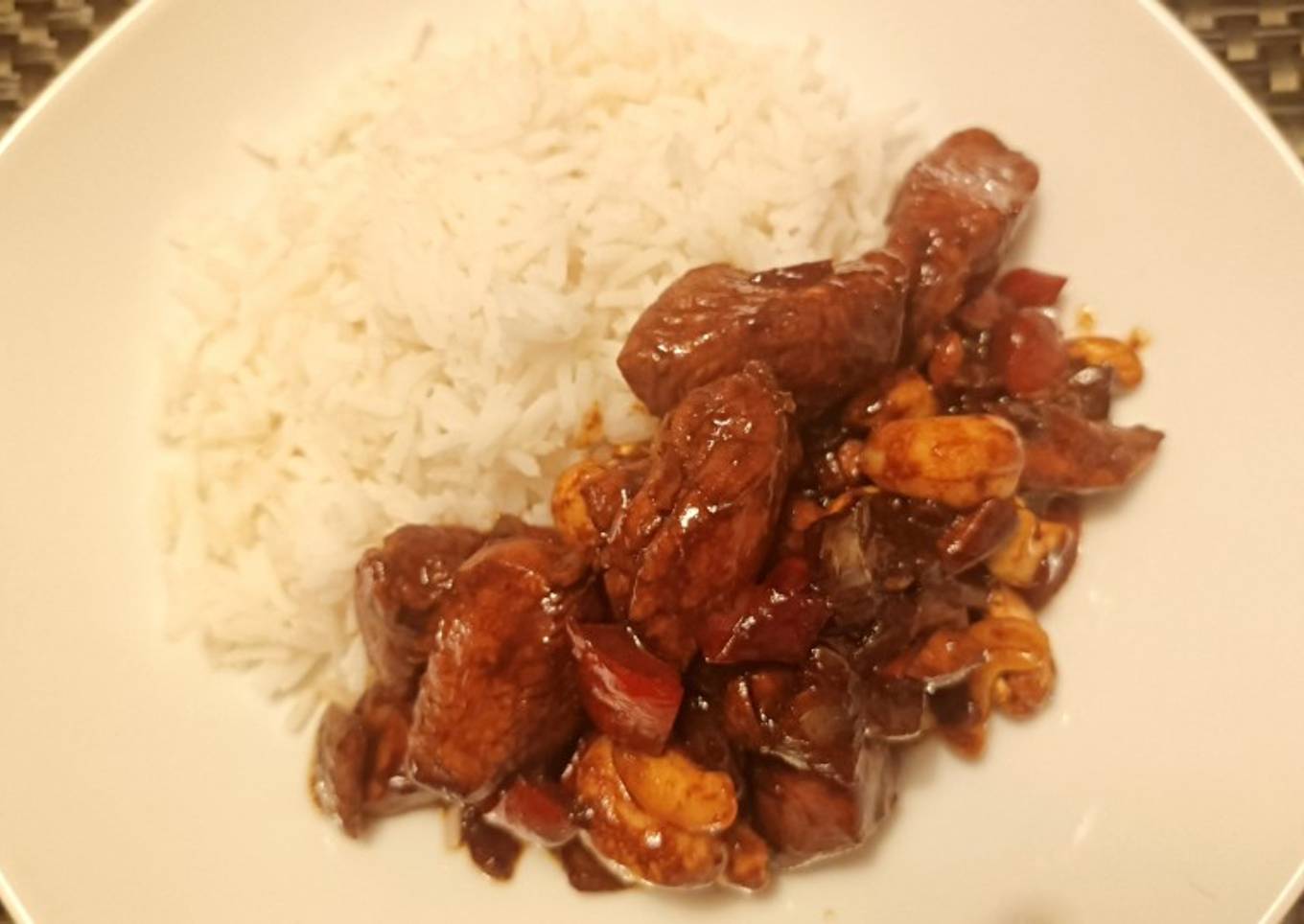 Fluffy's attempt at Kung pao chicken