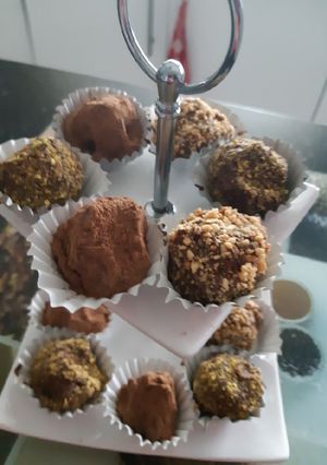 Une photo de Les truffes au chocolat