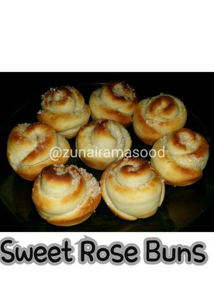 A picture of Sweet rose buns.
