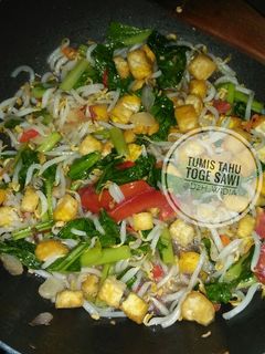 Foto resep Tumis Tahu Toge Sawi Hijau
