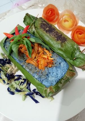 Foto resep Nasi bakar bunga talang