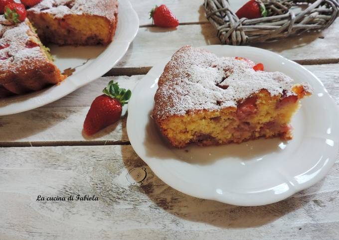 Ricetta Torta Soffice Alle Fragole Di Fabiola Falgone Cookpad