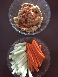 Una foto de Hummus de garbanzo