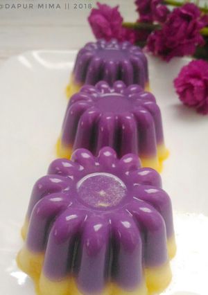 Foto resep Puding ubi ungu dan mentega