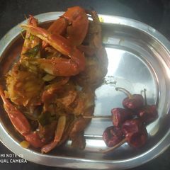A picture of 🦀 Crab masala.