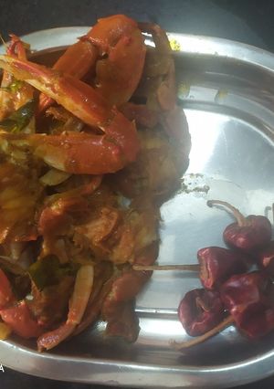 A picture of 🦀 Crab masala.