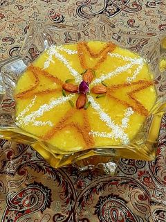 عکسی از دستور شله زرد