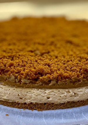 Una foto de Tarta de galletas de caramelo