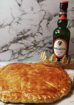 Une photo de Galette des rois frangipane, rhum et pépites de choco