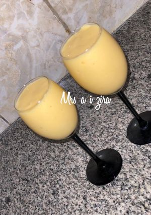 A picture of Mango lassi.