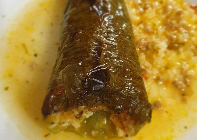 Pimientos rellenos de carne picada y arroz (Receta Bulgara)