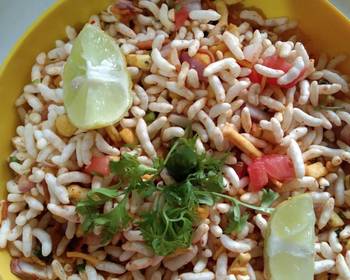 How To Serving Recipe Sukhi bhel Savory Delicious
