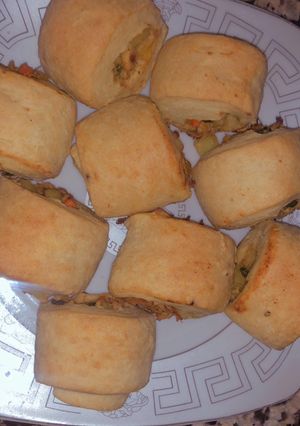 A picture of Chicken roll.