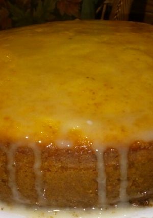 Una foto de Bizcochuelo húmedo de naranja