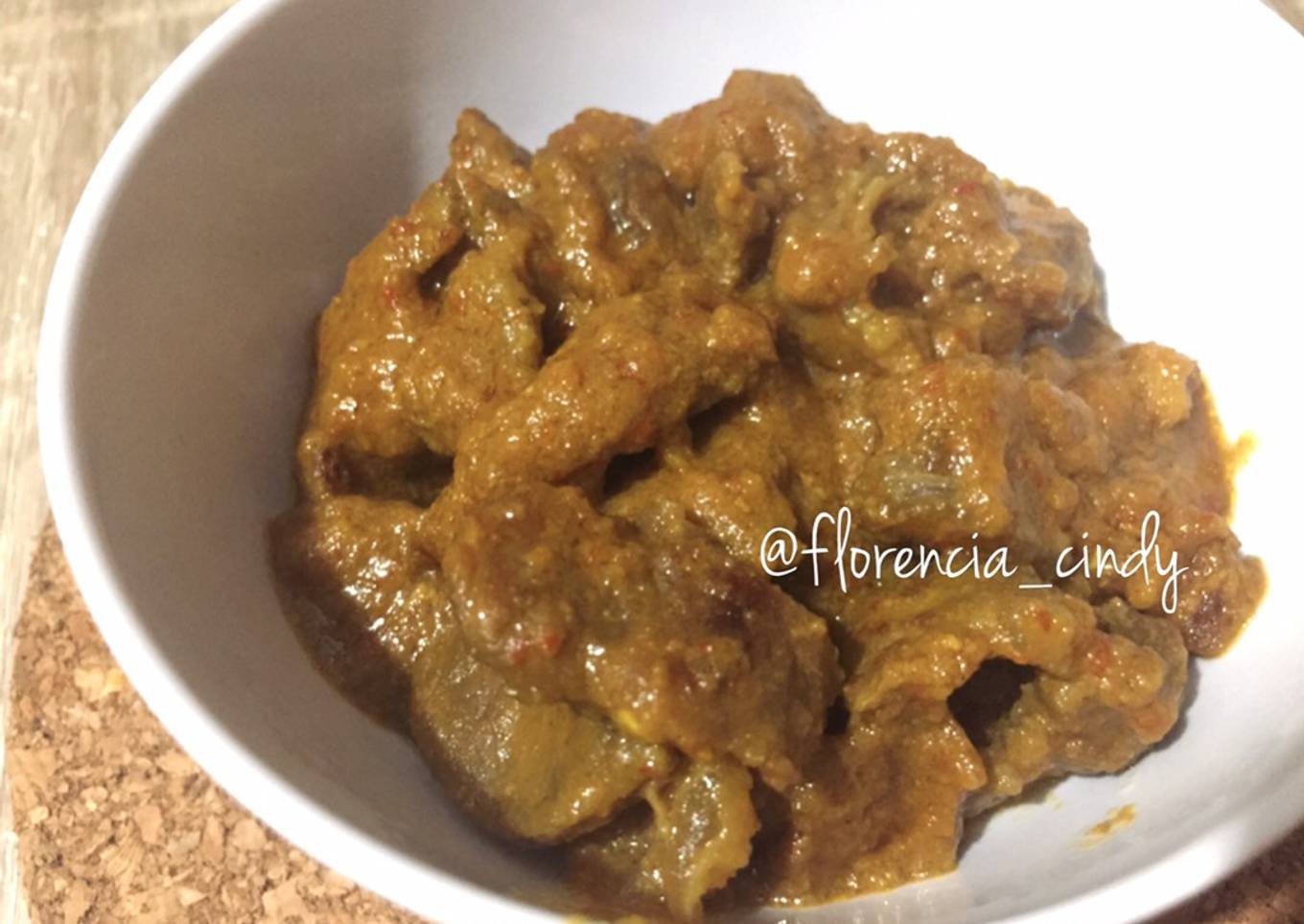 Rendang Tanpa Santan (Fiber Creme)