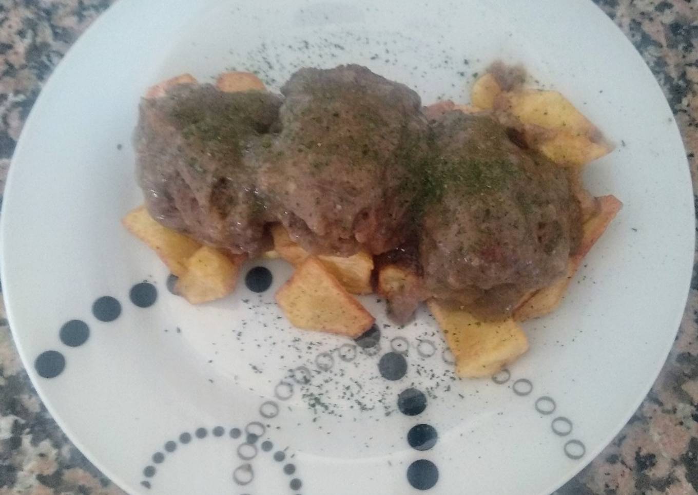 Filetes rusos en salsa española