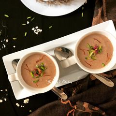 Chocolate Oats Kheer A picture of Chocolate Oats Kheer.