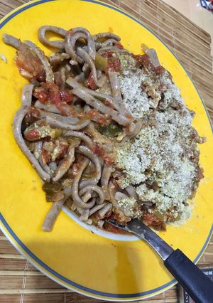Una foto de Fideos de lentejas (Sin TACC / Sin Gluten / Vegan)