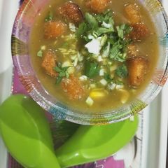 Mix veg soup A picture of Mix veg soup.