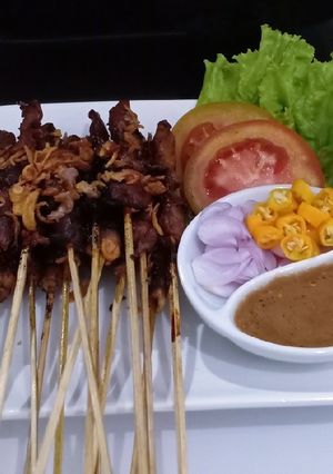 Foto resep Sate ayam bumbu kacang