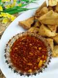 Tahu Goreng dan sambal boncabe