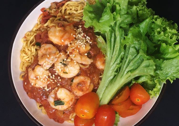 Recipe: Yummy [Giảm cân #D_30] Mỳ gói Spaghetti (525calo)