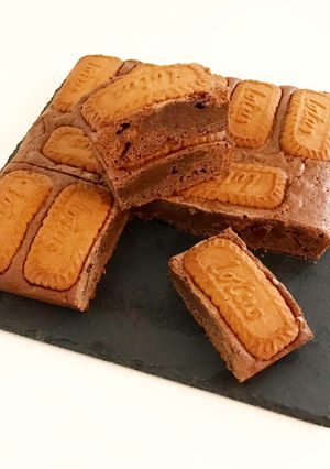 Une photo de Brownie speculoos