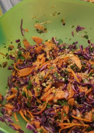 Una foto de Ensalada de papaya vietnamita