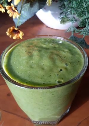 Hình của món Sinh tố cải xoăn - kale smoothie.
