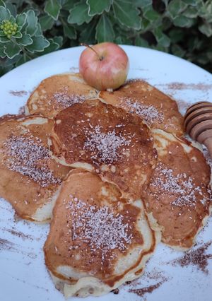 Joghurtos-almás tócsni 🍎 recept fotója