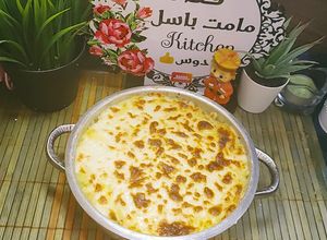 صورة لوصفة معكرونه ماك اند تشيز بالفراخ والاستربس الحار 😋😍