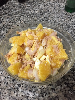 Una foto de Ensalada de naranja