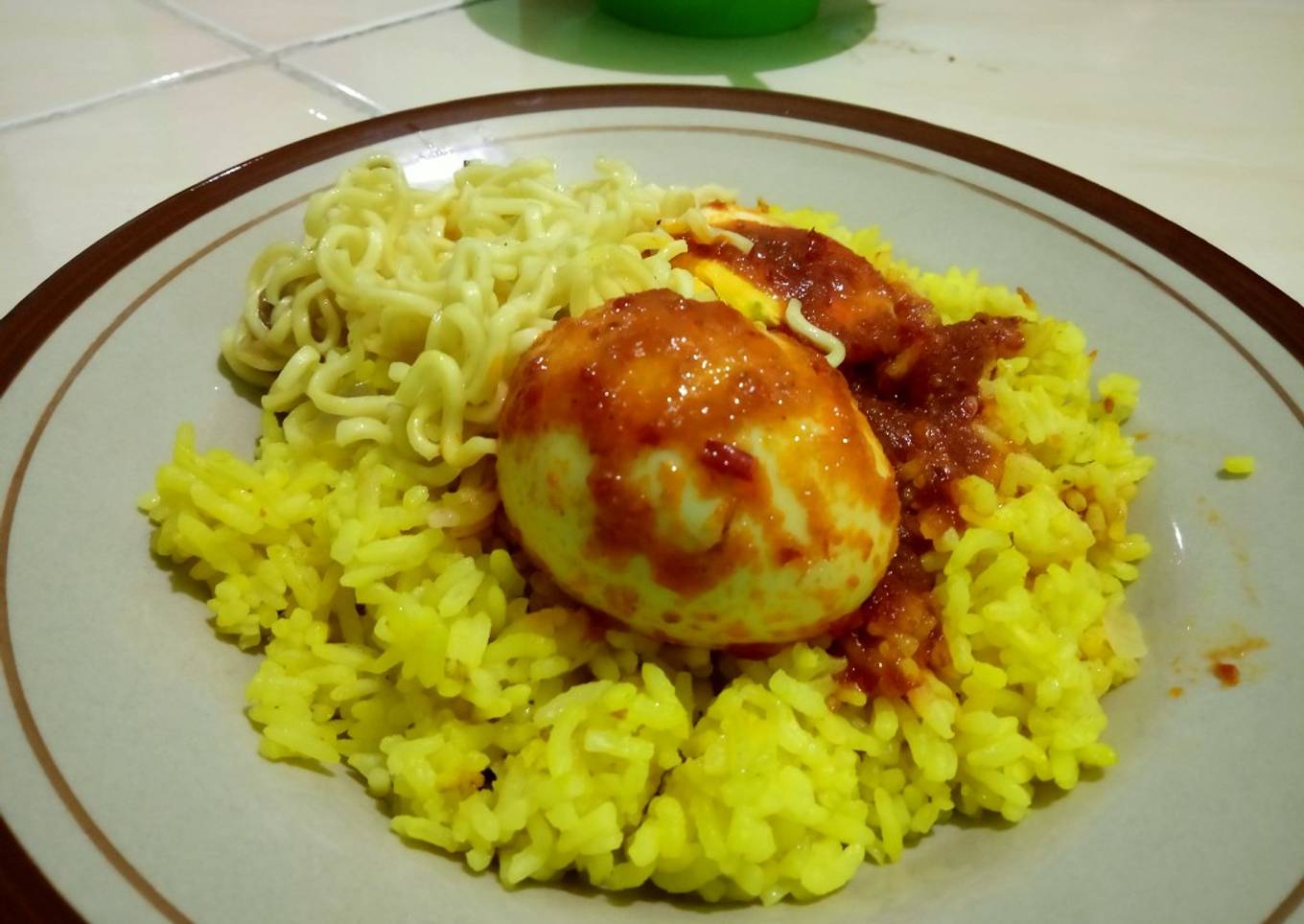 Nasi kuning magic com simpel banget