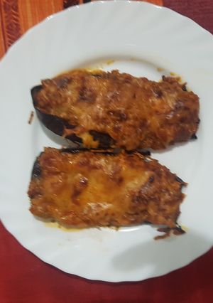 Una foto de Berenjenas rellenas de atún
