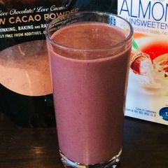 Chocolate Cherry Protein Shake A picture of Chocolate Cherry Protein Shake.
