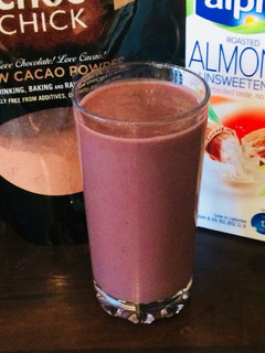 A picture of Chocolate Cherry Protein Shake.