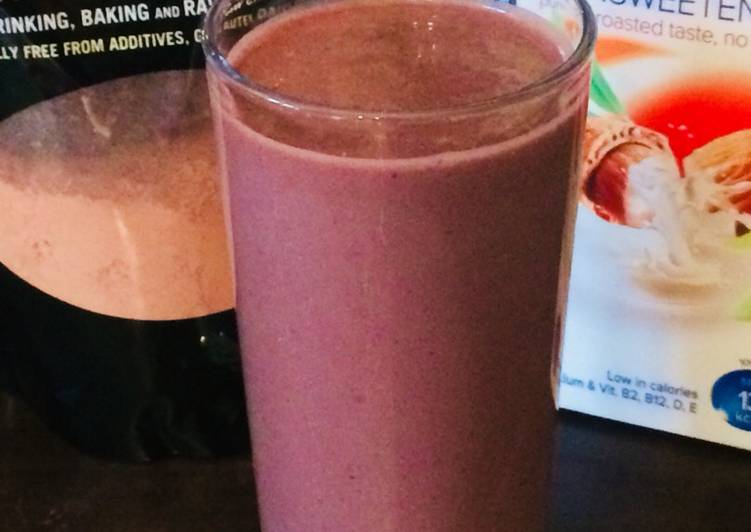 Simple Way to Prepare Ultimate Chocolate Cherry Protein Shake