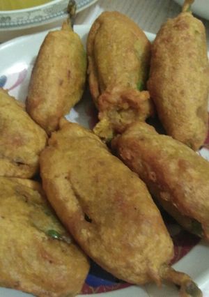 A picture of Mirch Pakora 😃😃.